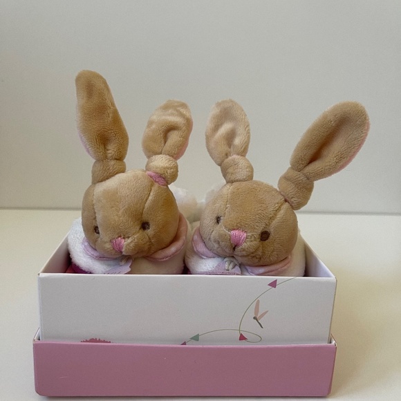 DOUDOU et COMPAGNIE PARIS Other - EASTER!!!!! DOUDOU et COMPAGNIE PARIS Bunny Rabbit Baby Booties
